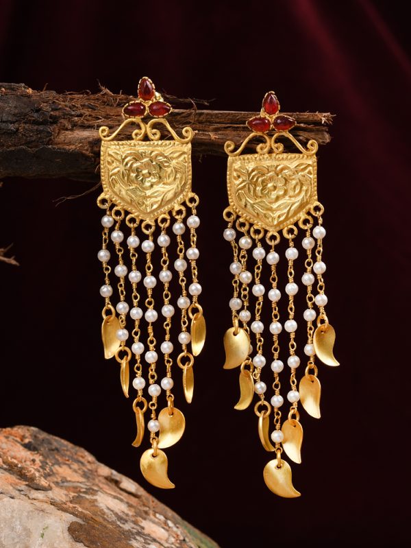 Everyday beauty ;yours to treasure forever with this tassel earring.