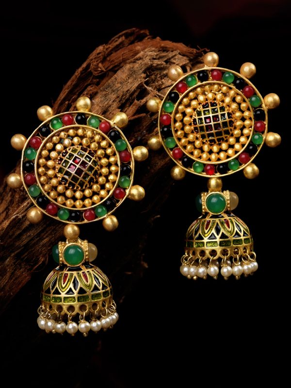 Jewellery is magnificence & handcrafted art with creative styling of colour stone and enameling.