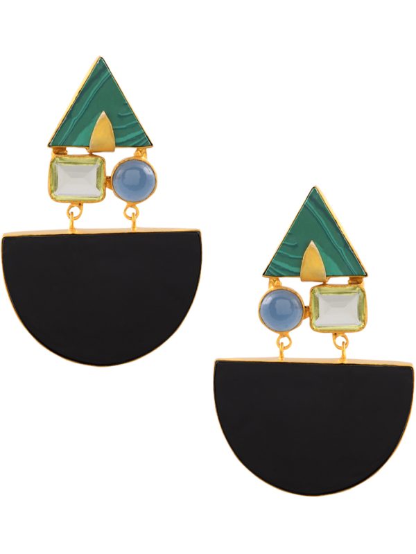 Perfect Earrings with beautiful Stones cherished to memorable forever.