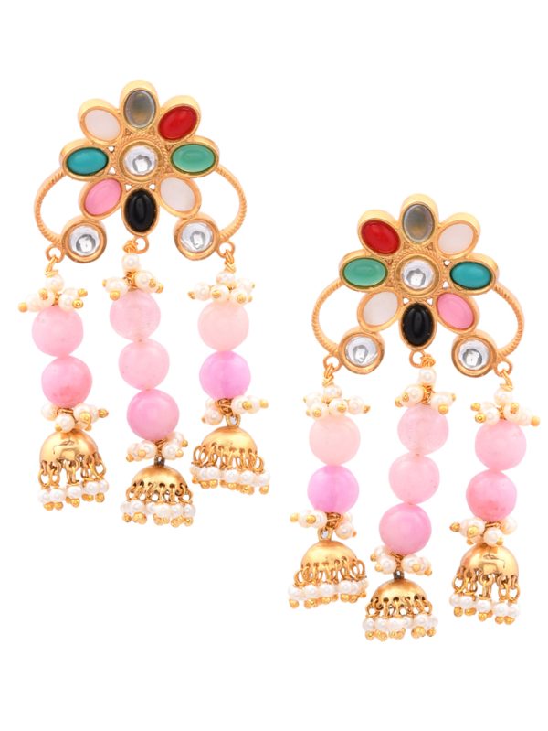 EARRINGS ARE PRECIOUSLY MADE JUST FOR YOU BY JL AND ARE PERFECT FOR WEDDING SEASON