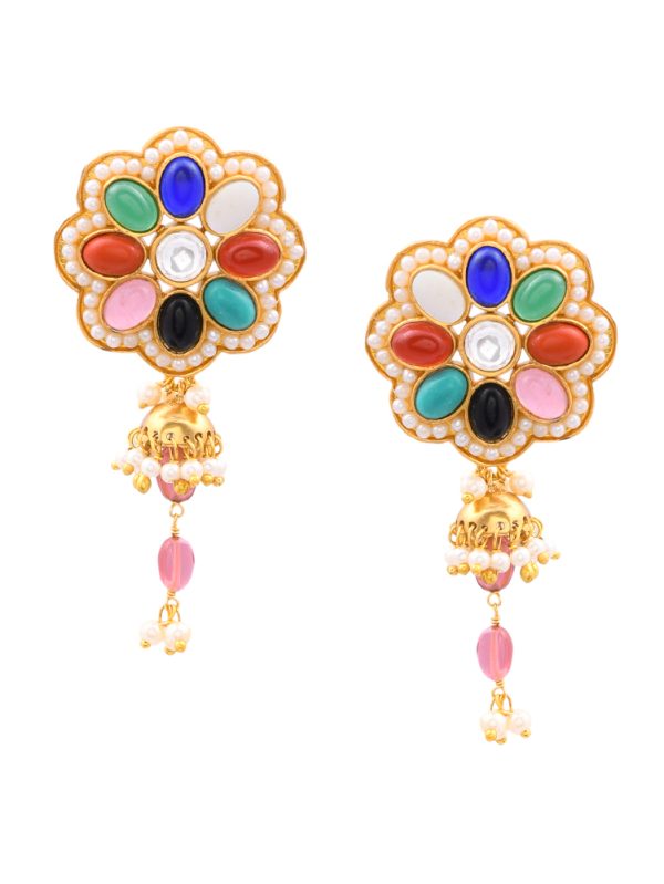 OPULENCE OF EARRING BROUGHT BY AESTHETIC COLORSTONES BY JL
