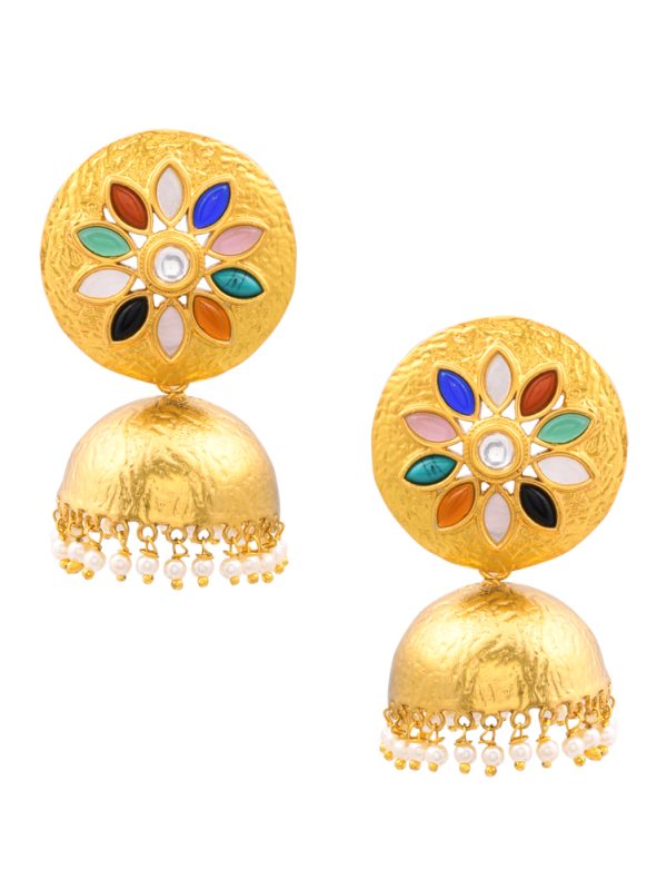 DELICATE PIECE OF FLORAL EARRINGS FROM A RICH COLLECTION BY JL