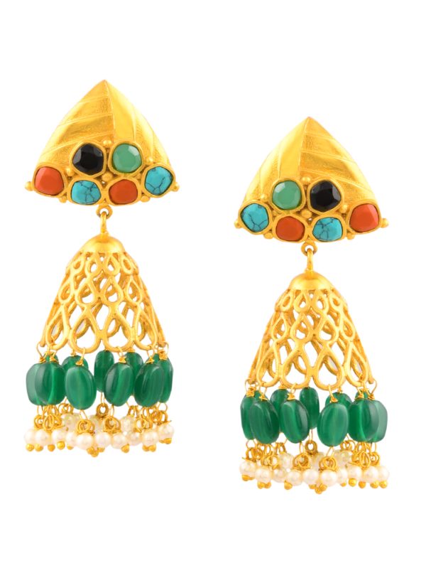 PERFECTION, BEAUTY & ART IN A SAME EARRING BY THE JL IS STUNNING & FLAWLESS