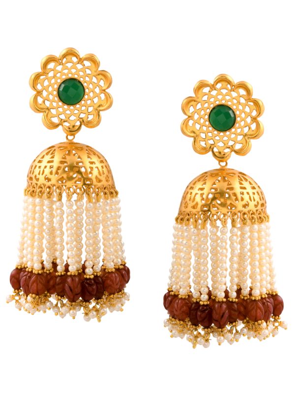 DELICATE PIECE OF FLORAL EARRINGS FROM A RICH COLLECTION BY JL