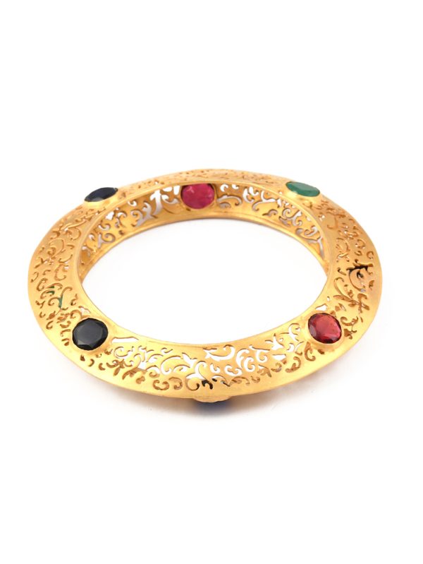 Immalucate Karigiri with Handwork & Studded stones.