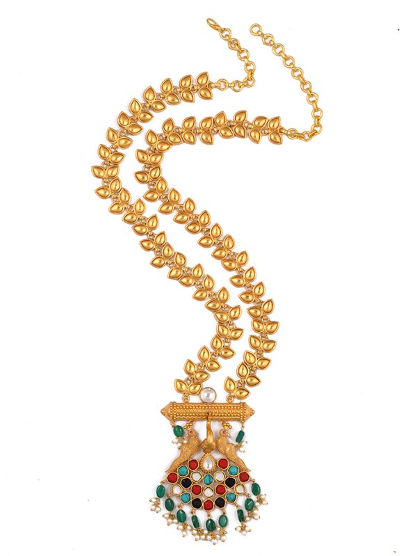 STUNNING LONG PANDANT AS RANI HARR IS A PRECIOUS CREATION BY JAIPUR LANE