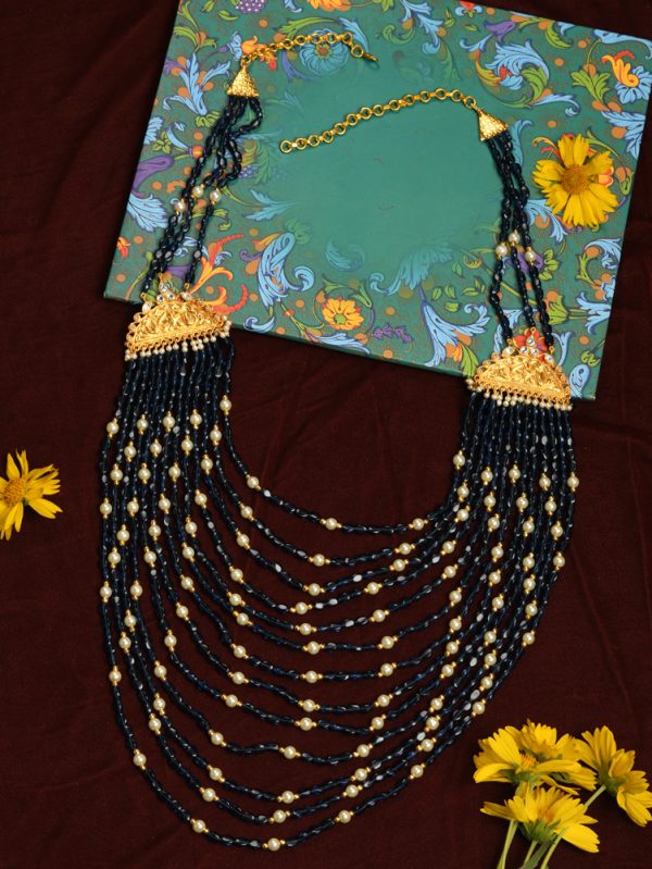 GORGEOUS  MULTILAYER  NECKLACE WORTH PASSING DOWN GENERATIONS TO COME!!