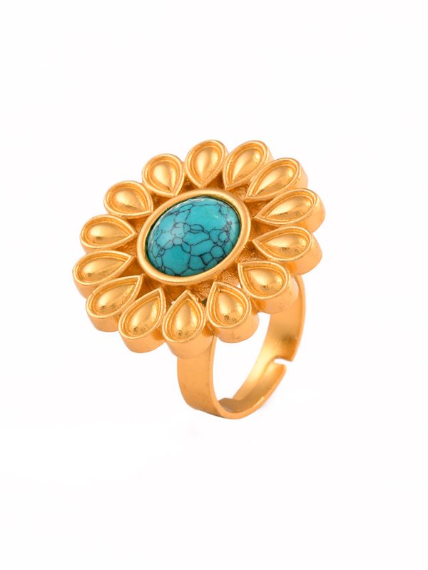 A TURQUOISE STONE RING BY JL, NOT JUST TO ACCESORIZE BUT TO BRING OUT YOUR BEST BEAUTIFUL